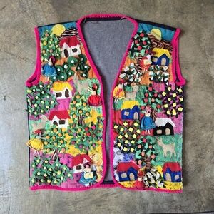 🎈Sale! Vintage Multicolor Embroidered Vest